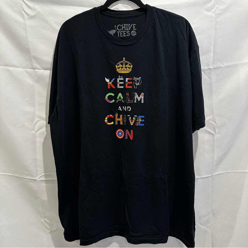 Chive Tees Black Graphic Men's T-Shirt